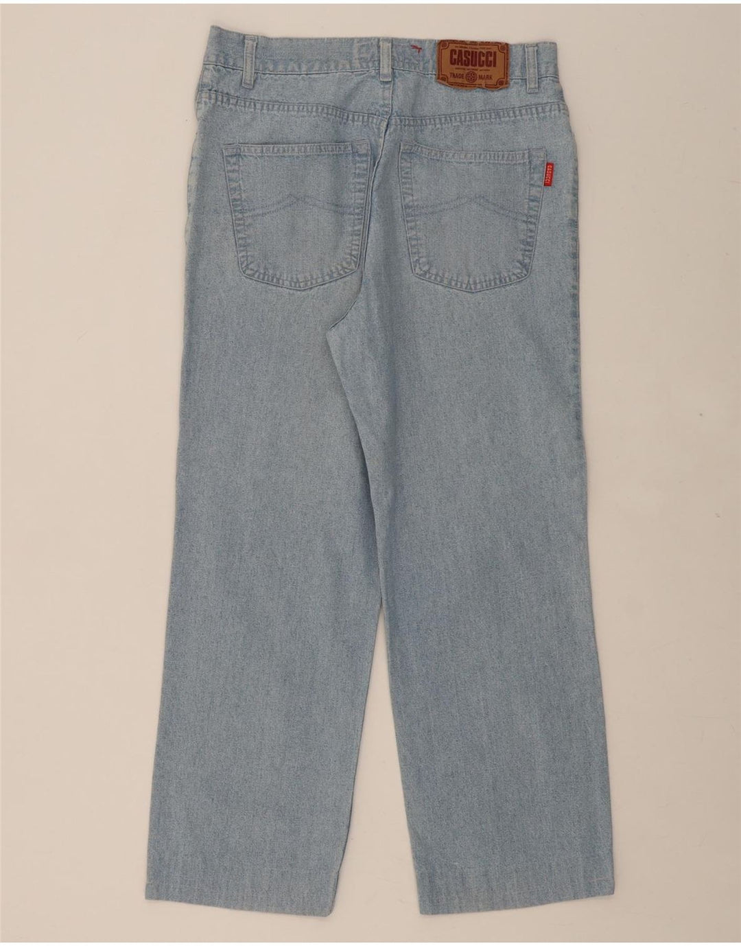 CASUCCI Womens Straight Jeans IT 50 XL W36 L27 Blue 90s Vintage Casucci and Second-Hand Casucci from Messina Hembry 