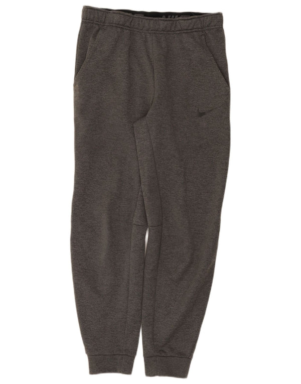 Nike Herre Dri Fit træningsdragt Bukser Joggers Små grå polyester