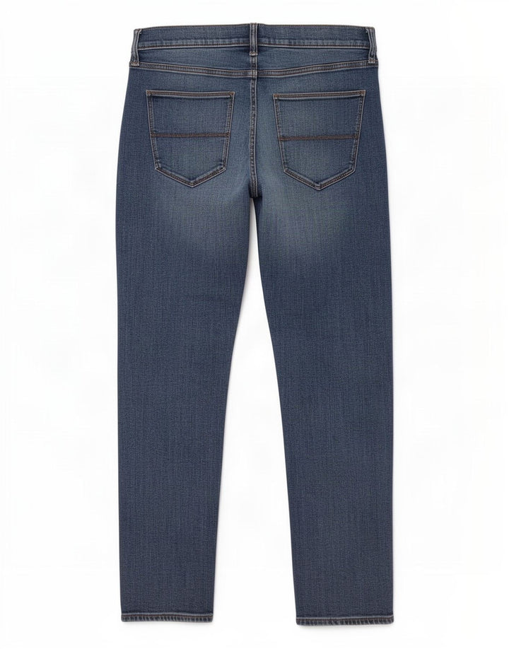 Marks & Spencer Straight Jeans til mænd W34 L31 Blå bomuld