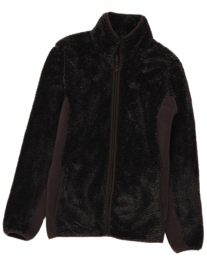 Jack Wolfskin Dame Fleecejakke UK 14 Medium Grey Colourblock Polyester