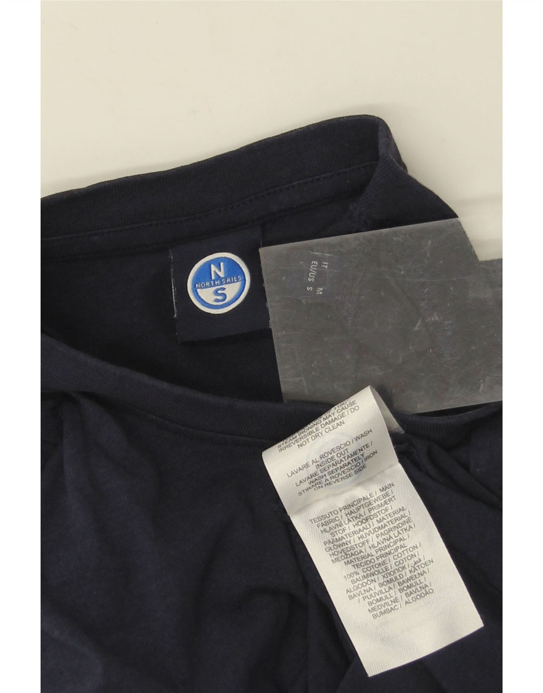 North Sails Herre T-Shirt Top Lille Marineblå Bomuld