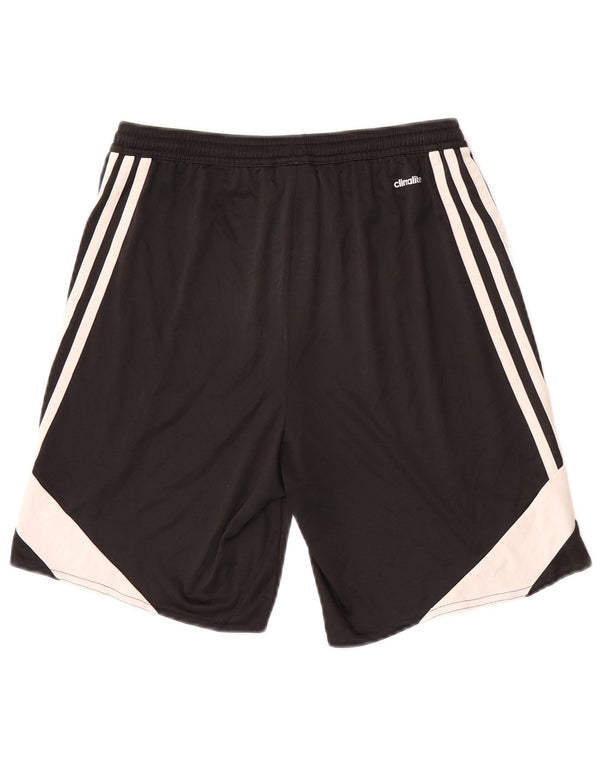 Adidas Boys Sports Shorts 13-14 år XL Sort Colourblock Polyester
