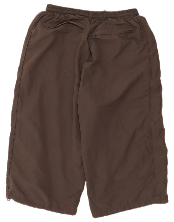 Umbro Herre Graphic Bermuda Sport Shorts Large Grå Polyester