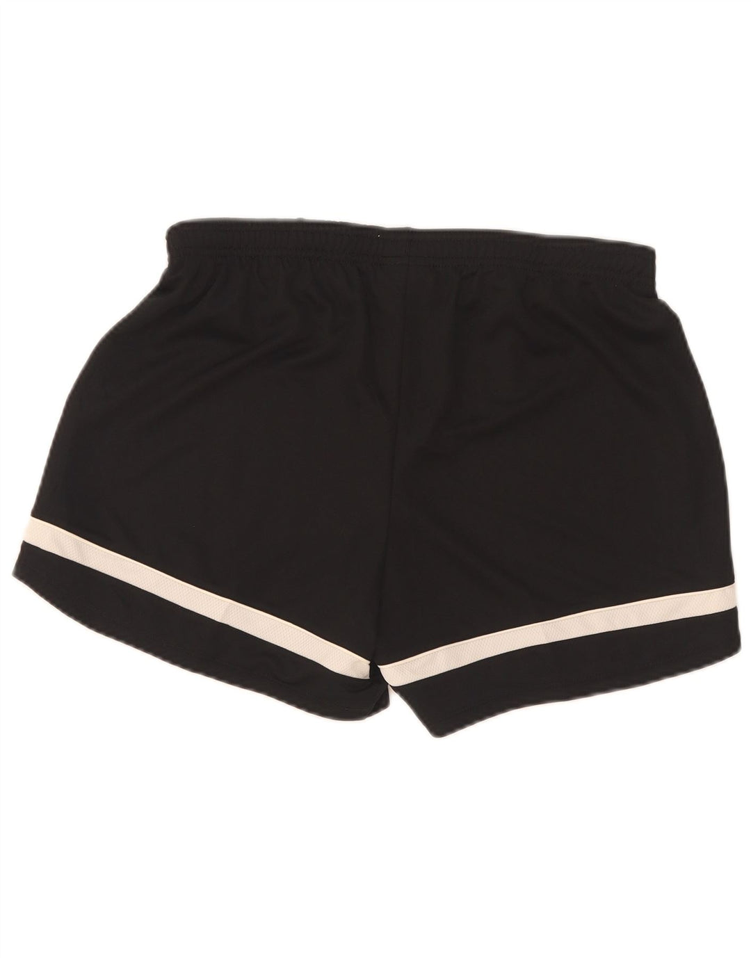 Nike Dame Dri Fit Sports Shorts UK 12 Medium Sort Colourblock Polyester