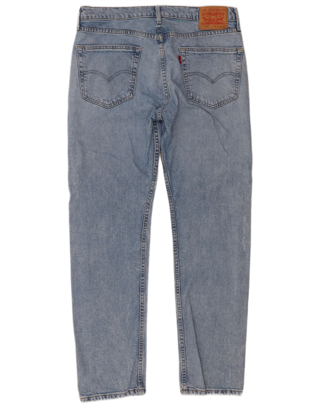 Levi's Herre 502 tilspidsede jeans W34 L32 blå bomuld