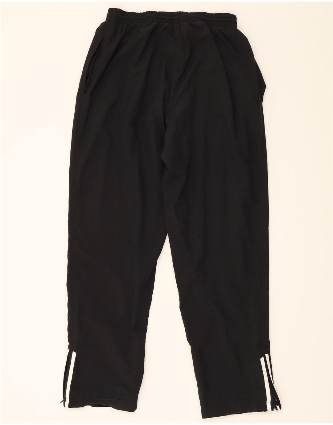 ADIDAS Mens Tracksuit Trousers UK 40/42 Medium  Black Polyester Vintage Adidas and Second-Hand Adidas from Messina Hembry 