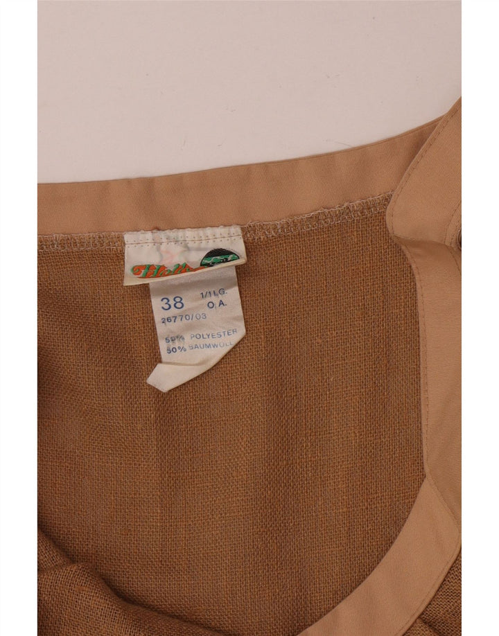 Vintage underkjole til kvinder EU 38 Medium Beige Polyester