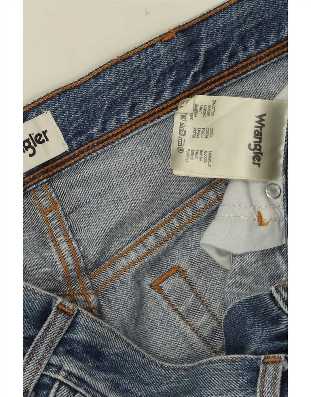 Wrangler Herre Texas Straight Jeans W34 L30 Blå Bomuld