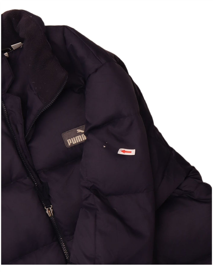 Puma Polstret Herrejakke UK 38 Medium Navy Blue Polyester