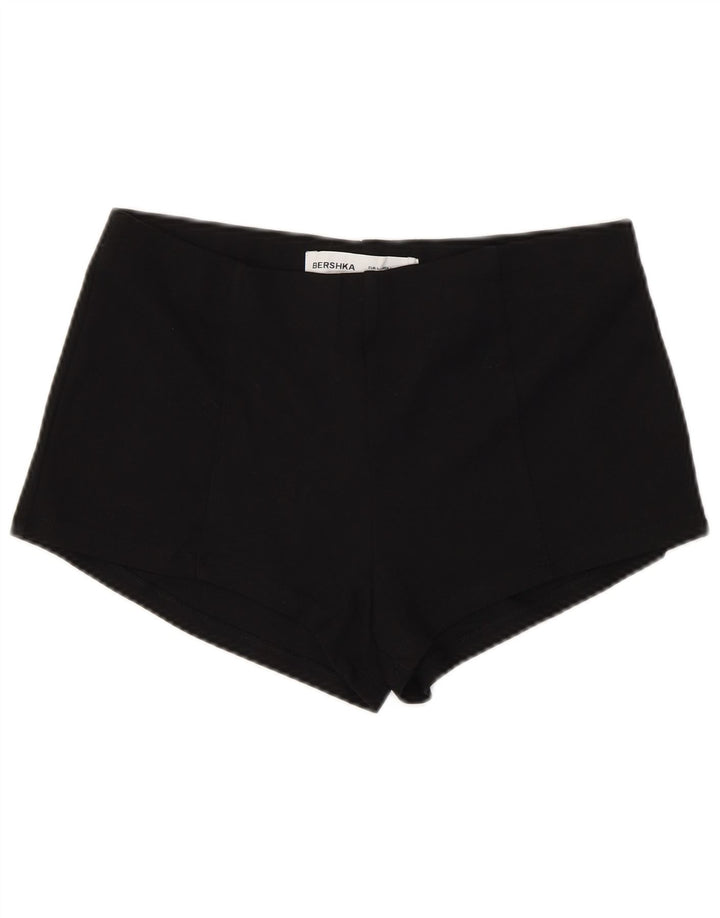 Bershka Womens Hot Pants Large W32 Sort viskose