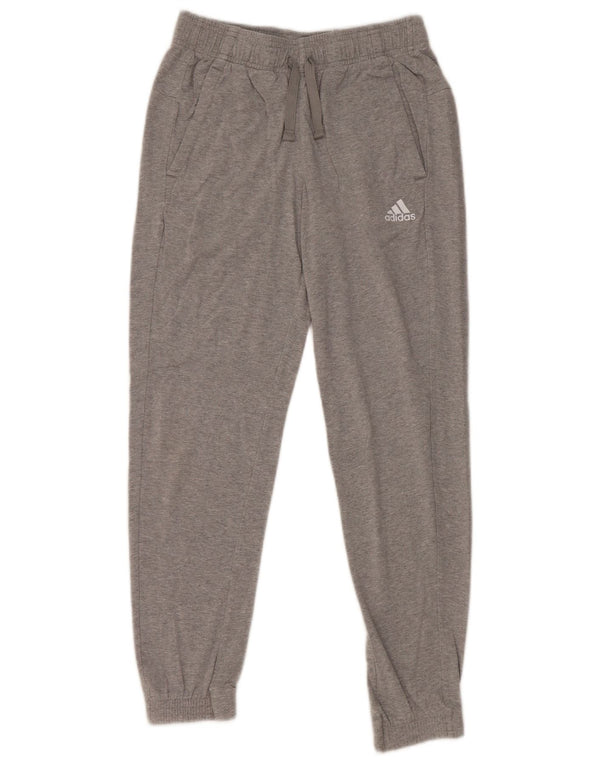 Adidas Drenge træningsdragt Bukser Joggers 11-12 år Grå Flecked Bomuld