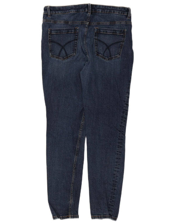 Besætningstøj Dame Skinny Jeans UK 16 Large W34 L28 Marineblå Bomuld