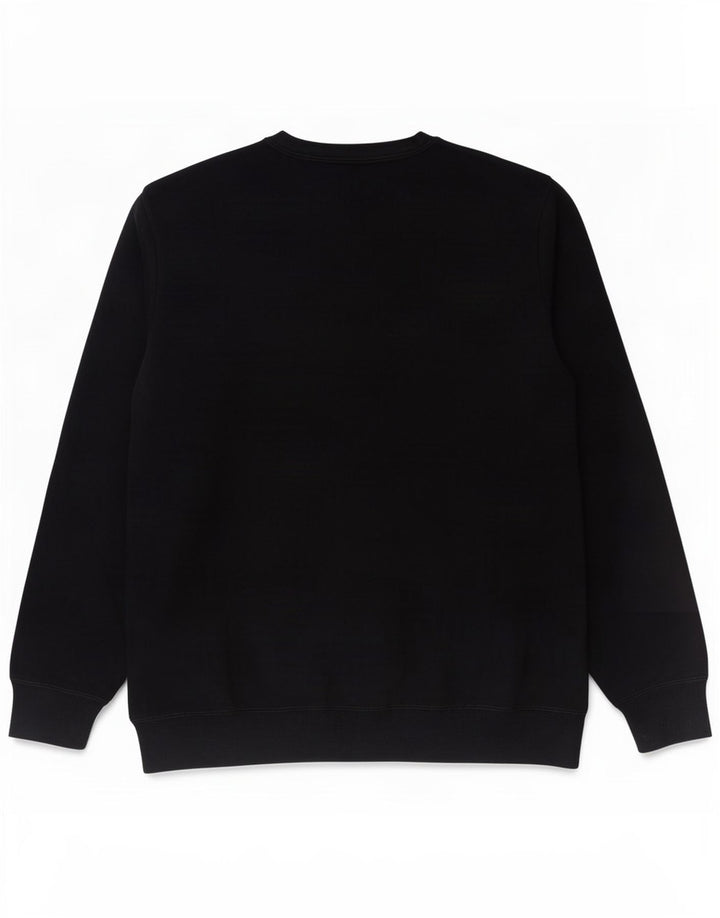 Adidas Grafisk Sweatshirt Jumper Medium Sort Bomuld