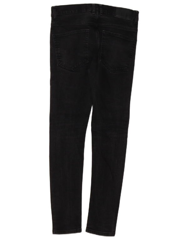 FRANSK FORBINDELSE Herre Skinny Jeans W32 L30 Marineblå Bomuld