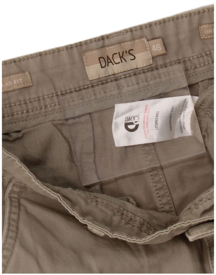 DACK'S Chino Shorts til mænd IT 46 Small W32 Beige Bomuld