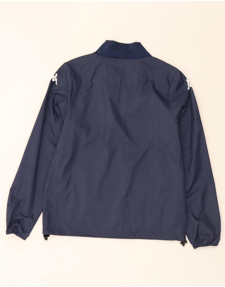 KAPPA Boys Graphic Top Long Sleeve 11-12 Years Navy Blue Polyester Vintage Kappa and Second-Hand Kappa from Messina Hembry 