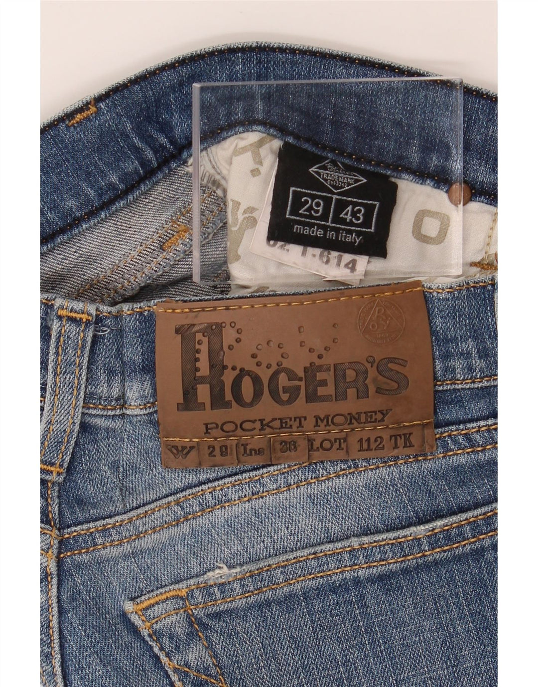 ROY ROGERS Womens Straight Jeans IT 43 Medium W29 L32 Blue Vintage Roy Rogers and Second-Hand Roy Rogers from Messina Hembry 