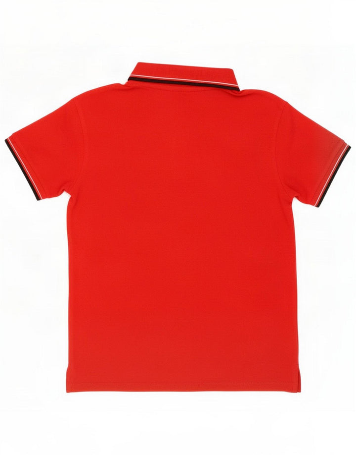 Trussardi Herre Polo Shirt Lille Rød Stribet