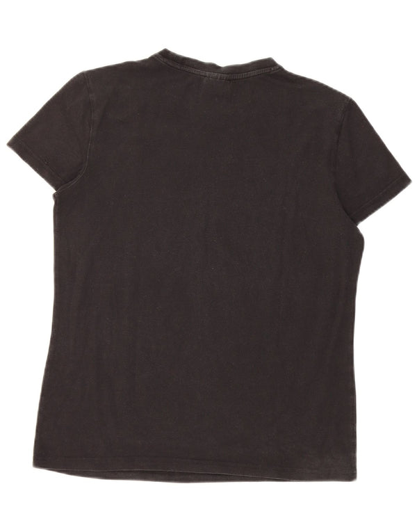 Adidas piger grafisk t-shirt top 12-13 år sort bomuld