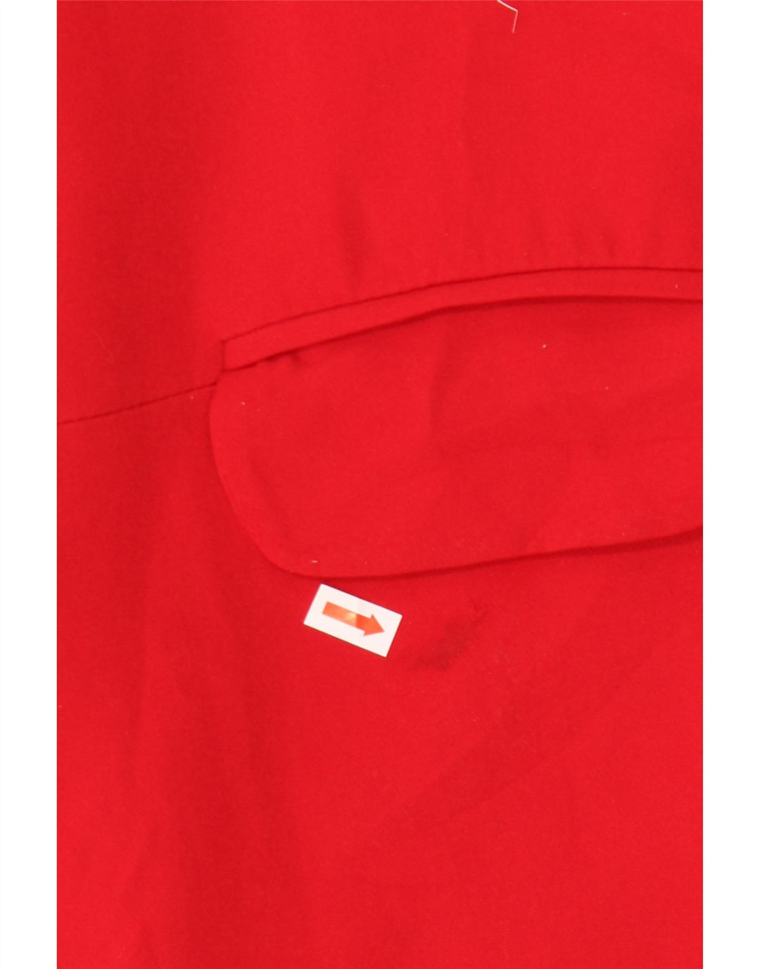 Zara Womens Open Overcoat UK 6 XS Rød Bomuld