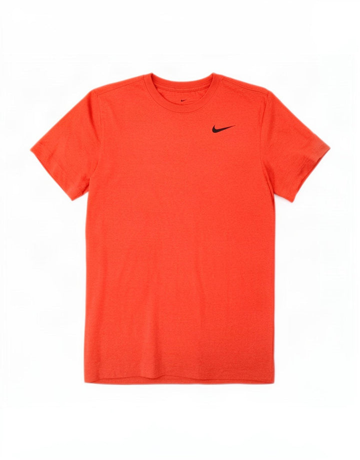 Nike Herre Dri Fit T-shirt Top XS Rød Polyester