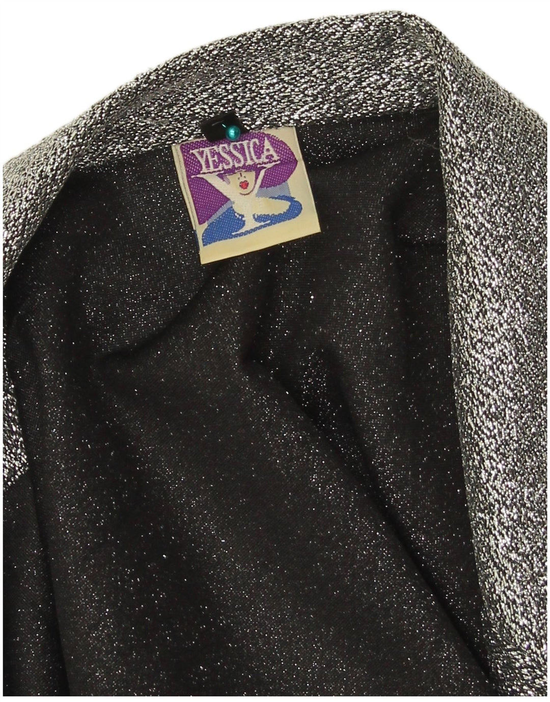 Yessica Dame 1-knaps blazerjakke EU 44 XL Grå Polyester