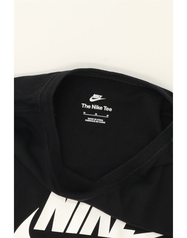 NIKE Womens Graphic Vest Top UK 12 Medium Black Vintage Nike and Second-Hand Nike from Messina Hembry 