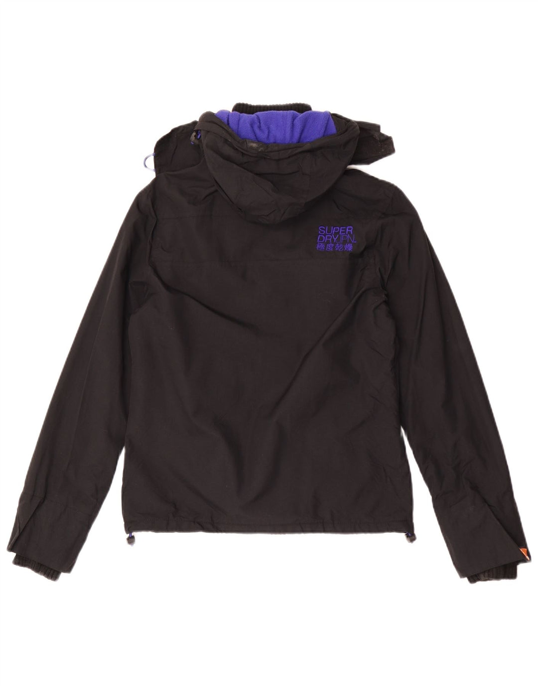 Superdry Graphic Windbreaker Jacket til kvinder UK 10 Small Black