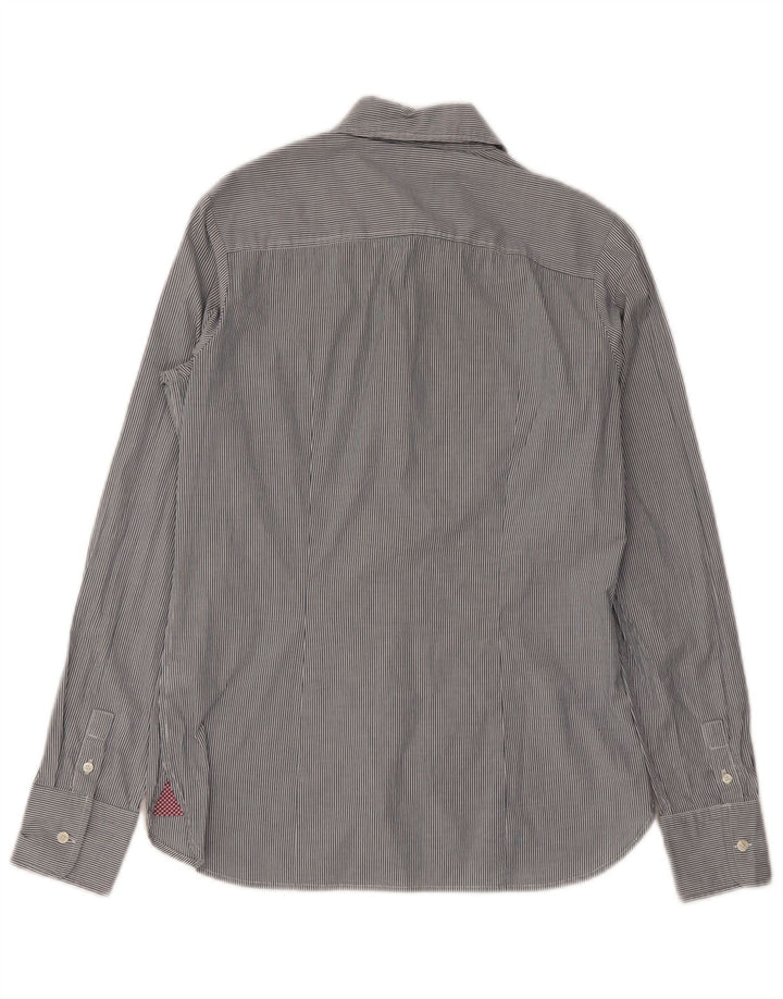 Tommy Hilfiger Dameskjorte US 6 Medium Grey Nålestribet bomuld