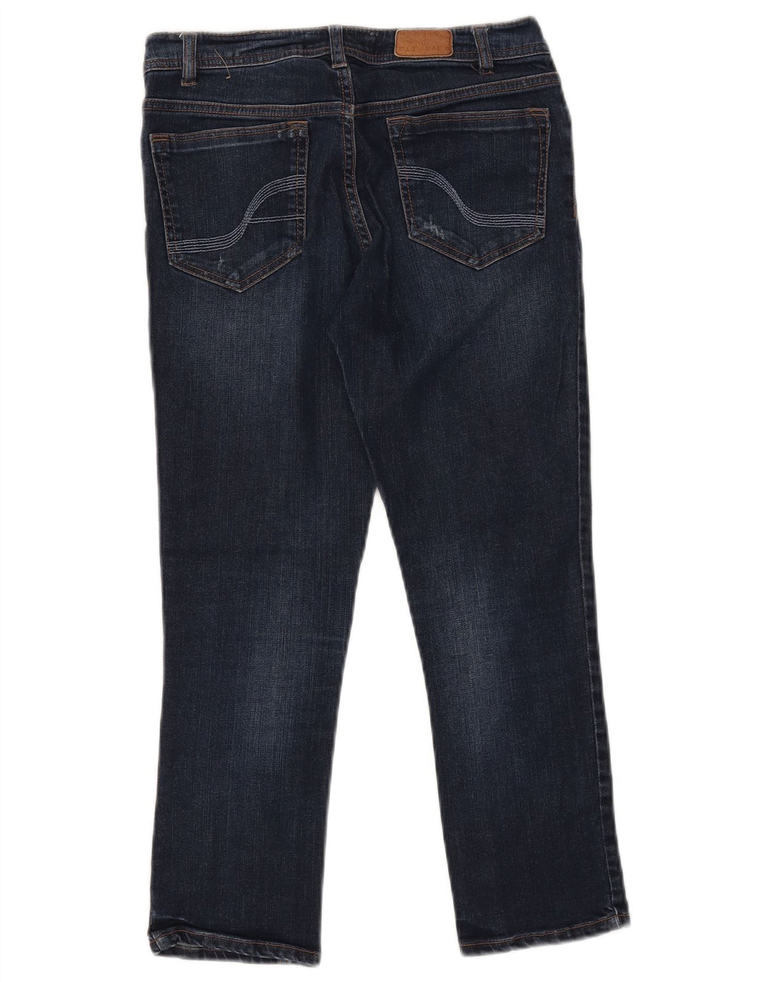 FAT FACE Dame Capri Jeans W28 L22 Marineblå