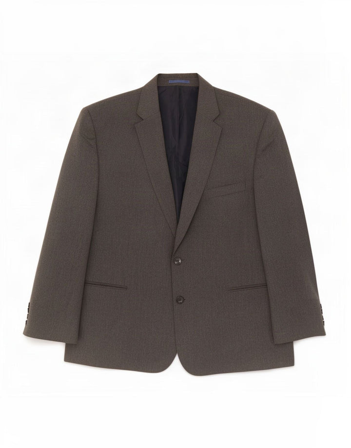 Marks & Spencer Herre 2-knaps blazerjakke UK 48 2XL Grå Polyester