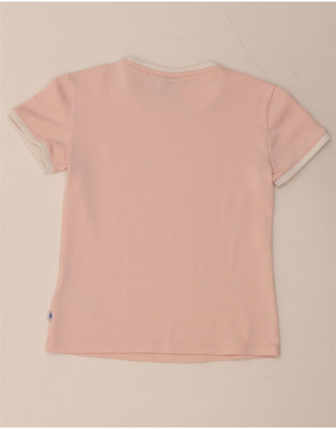 ADIDAS Dame T-Shirt Top UK 8 Small Pink Polyester