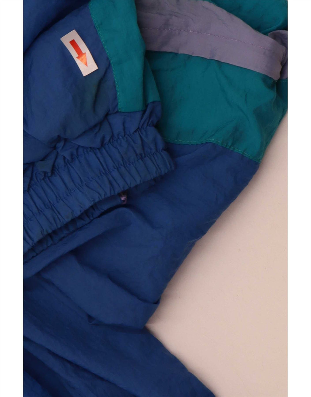 Vintage træningsdragt til mænd Joggers XL Blå Colourblock Polyamid