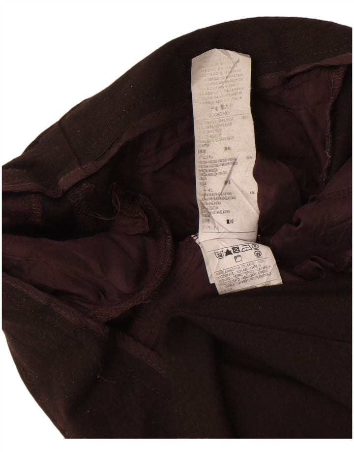 Benetton Lige Chinobukser til kvinder IT 40 Small W28 L34 Brun Polyester