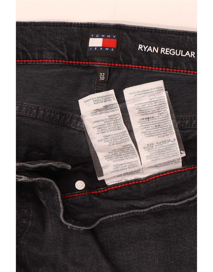 Tommy Hilfiger Herre Ryan Straight Jeans W32 L30 Grå Bomuld