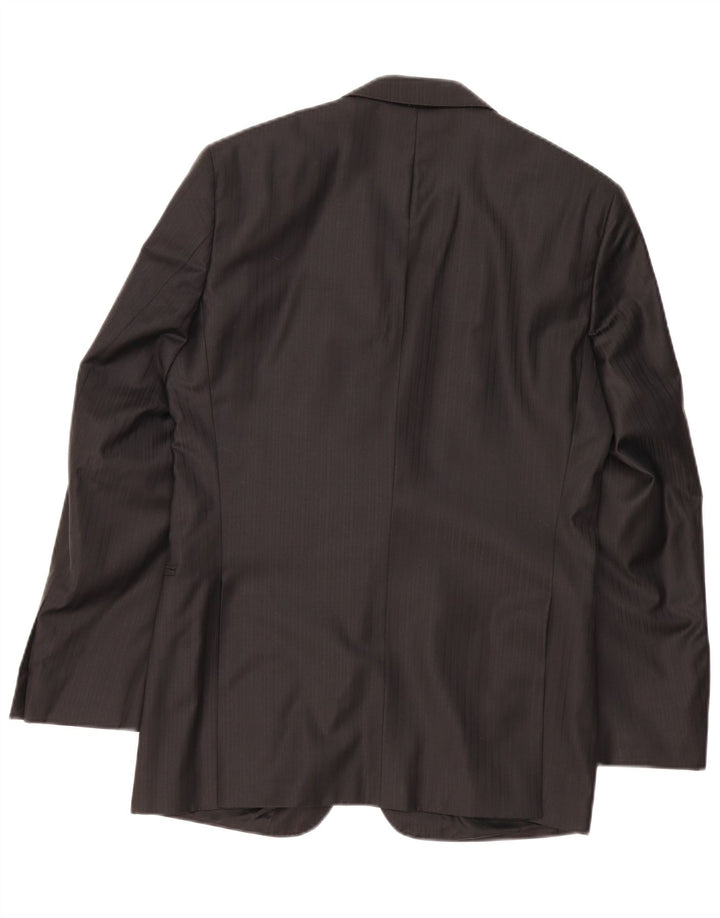 Pierre Cardin Herre 2-knaps blazerjakke UK 38 Medium Sort Klassisk