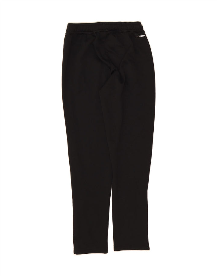 ADIDAS Boys Aeroready Tracksuit Trousers 11-12 Years  Black Polyester Vintage Adidas and Second-Hand Adidas from Messina Hembry 