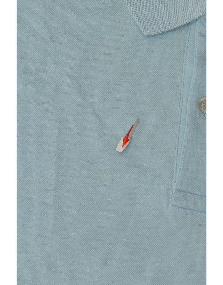 Sergio Tacchini Herre poloshirt IT 50 Medium Blå Bomuld