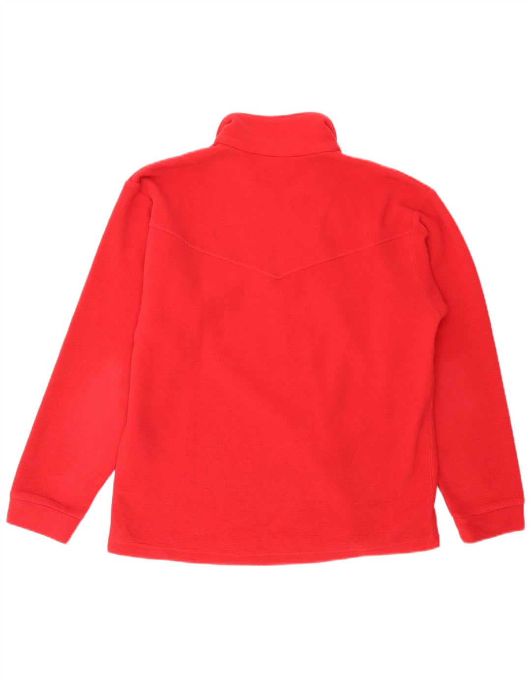 Brugi Dame Grafisk Zip Neck Fleece Jumper 2XL Rød Polyester