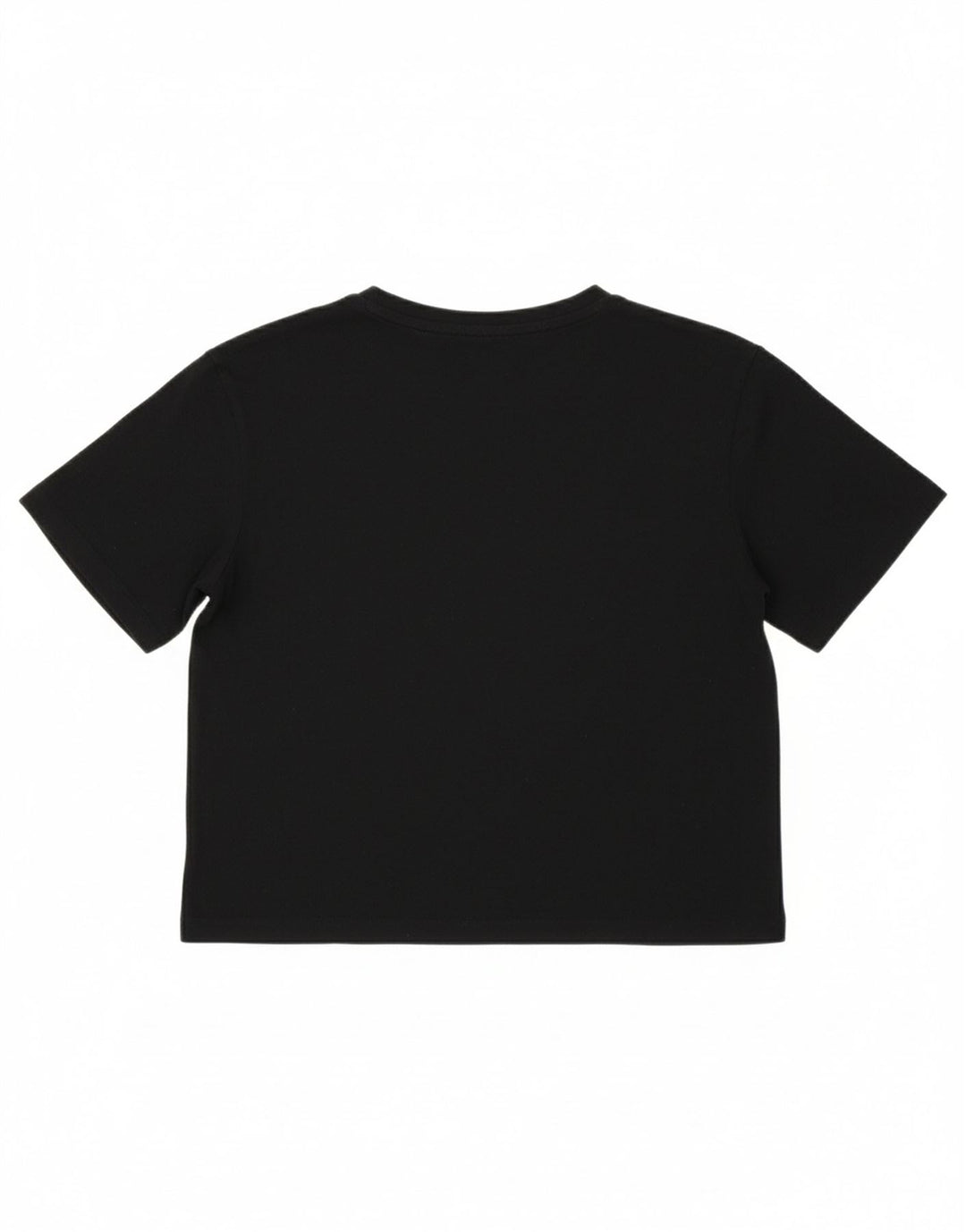 KAPPA Womens Crop Graphic T-Shirt Top UK 10 Small Black Vintage Kappa and Second-Hand Kappa from Messina Hembry 