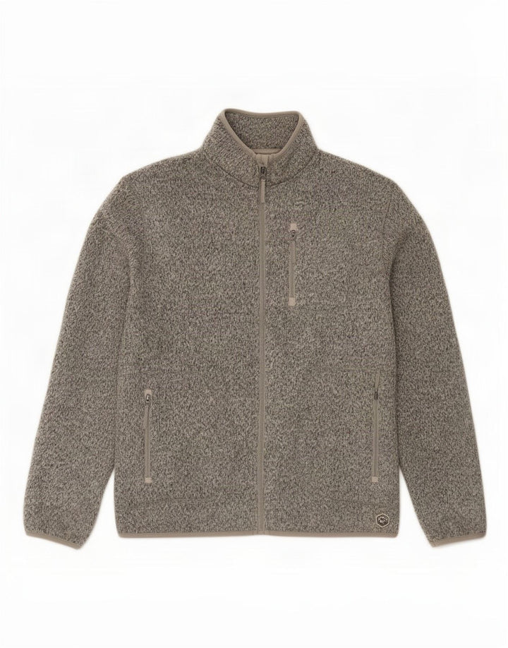 Marks & Spencer Træningsdragt til mænd, topjakke, stor grå flækket polyester