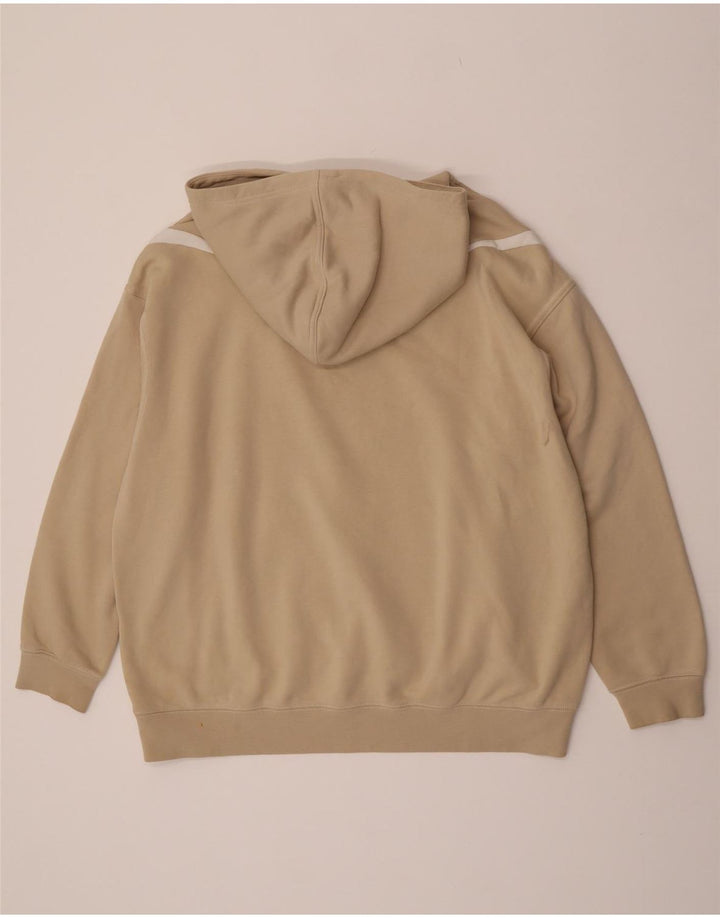 Nike grafisk hættetrøje til mænd, stor beige bomuld