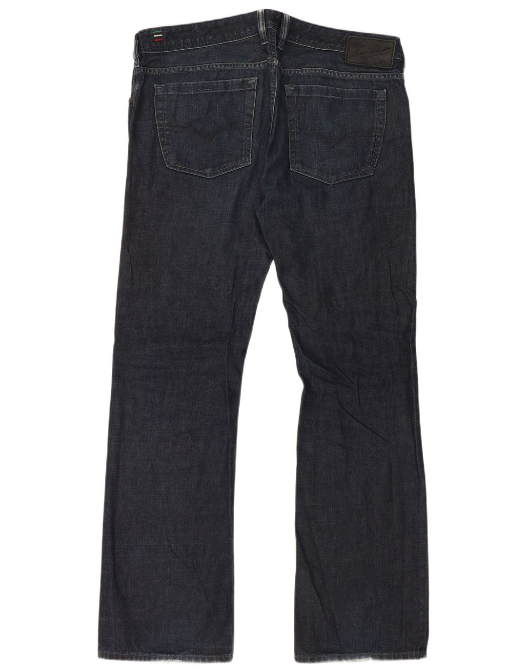 Diesel Herre Bootcut Jeans W36 L33 Marineblå Bomuld