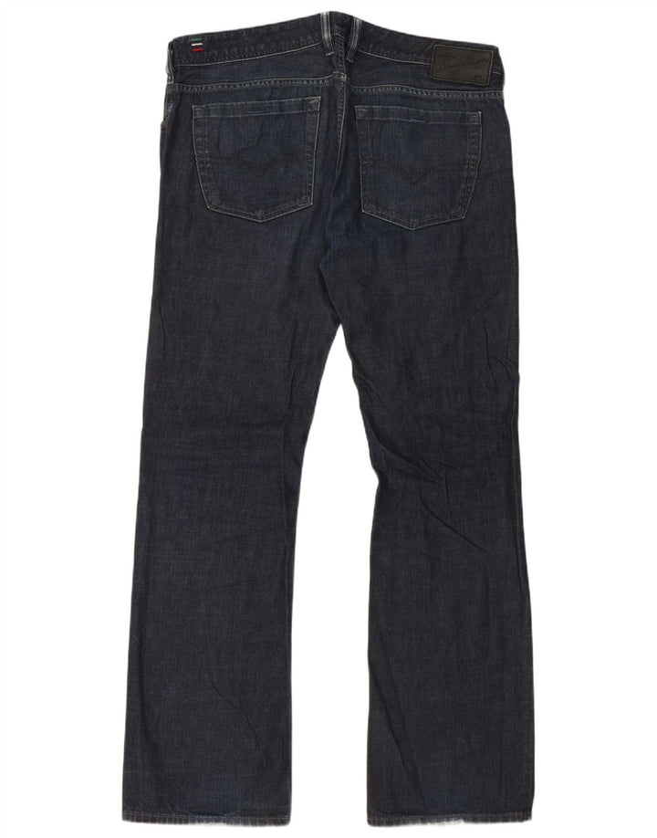 Diesel Herre Bootcut Jeans W36 L33 Marineblå Bomuld