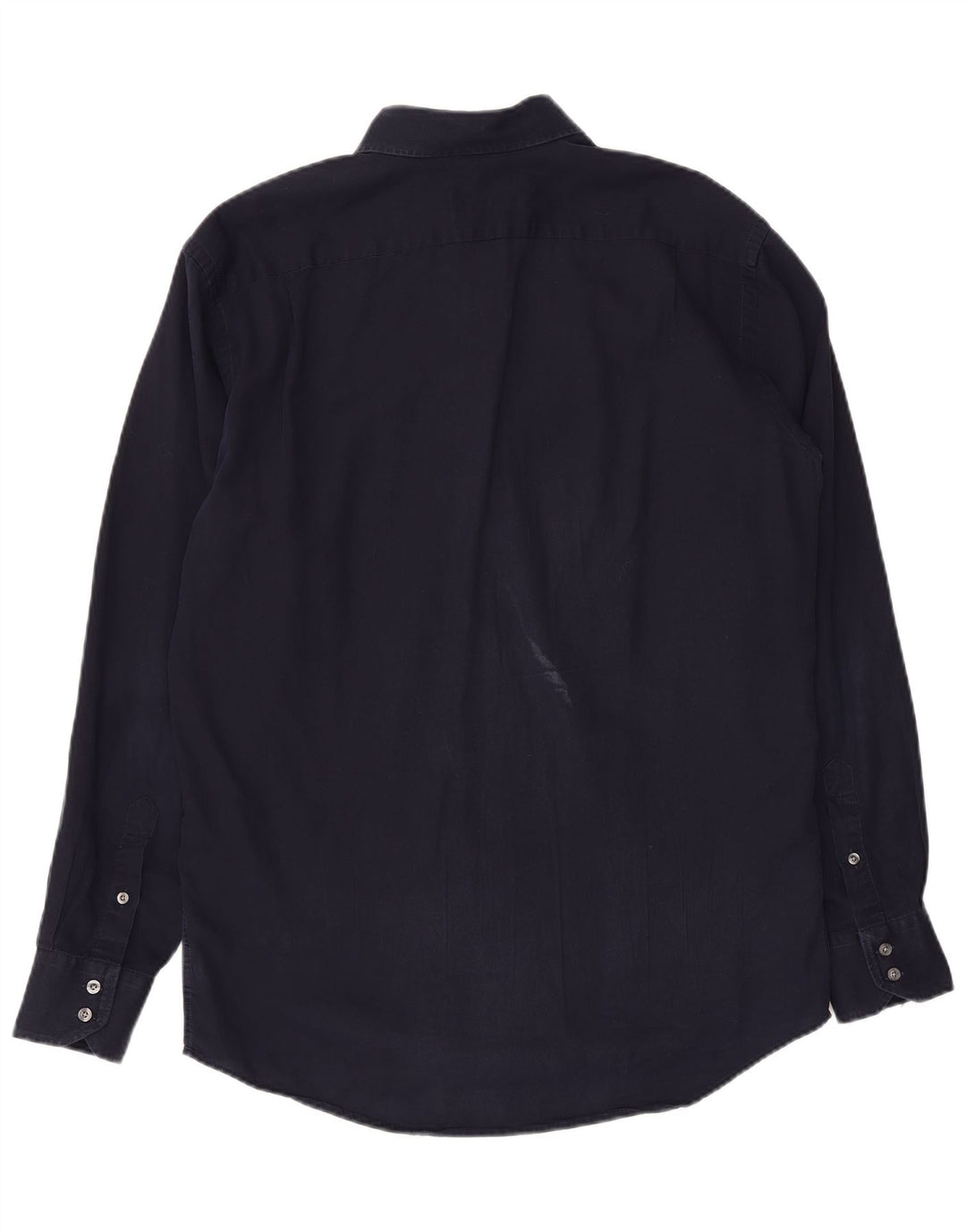 LACOSTE Herre Regular Fit skjorte størrelse 40 Medium marineblå bomuld