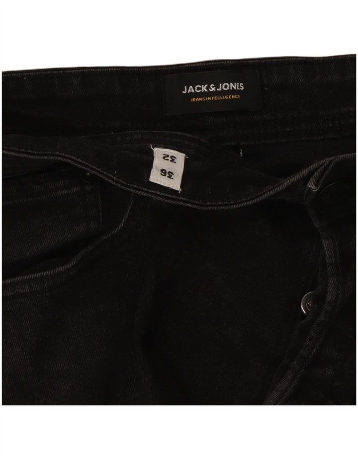 Jack & Jones Herre GLENN Slim Jeans W36 L32 Sort Bomuld