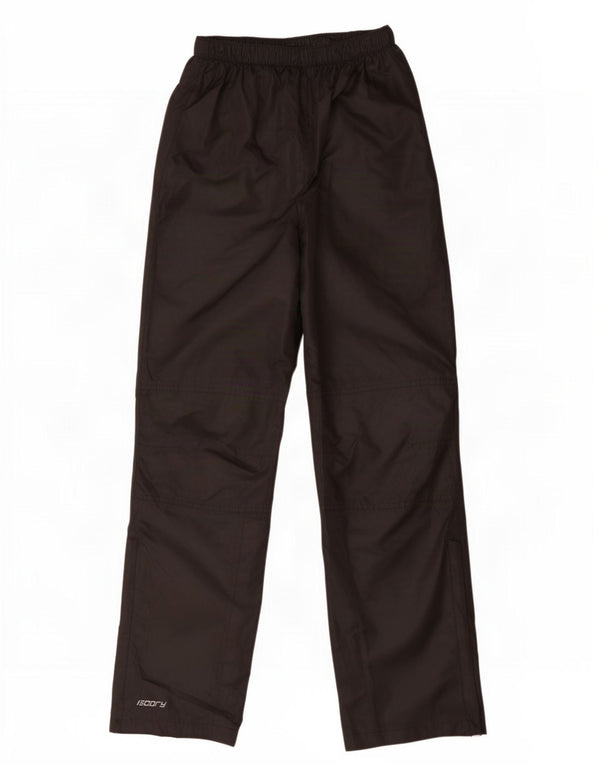 Mountain Warehouse Drenge Vandtætte Bukser 12-13 År Sort Polyester