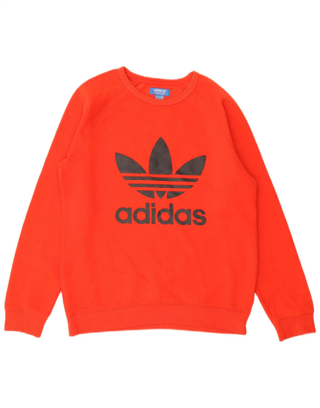 ADIDAS grafisk sweatshirt til mænd Medium rød bomuld