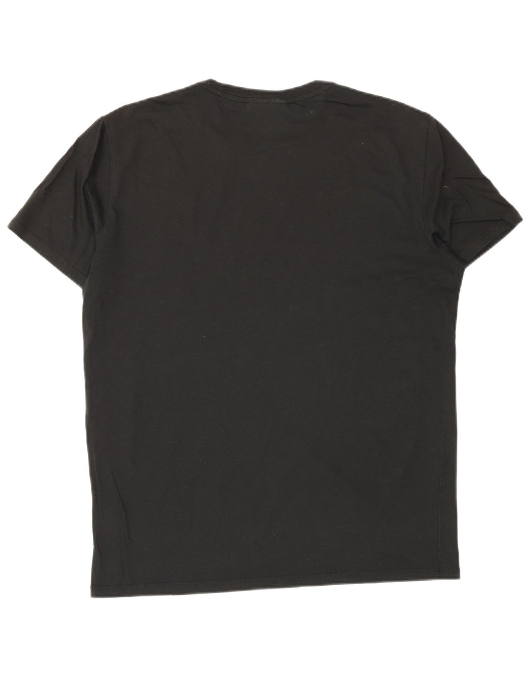 Lacoste Herre Regular Fit T-Shirt Top Størrelse 4 Medium Sort Bomuld