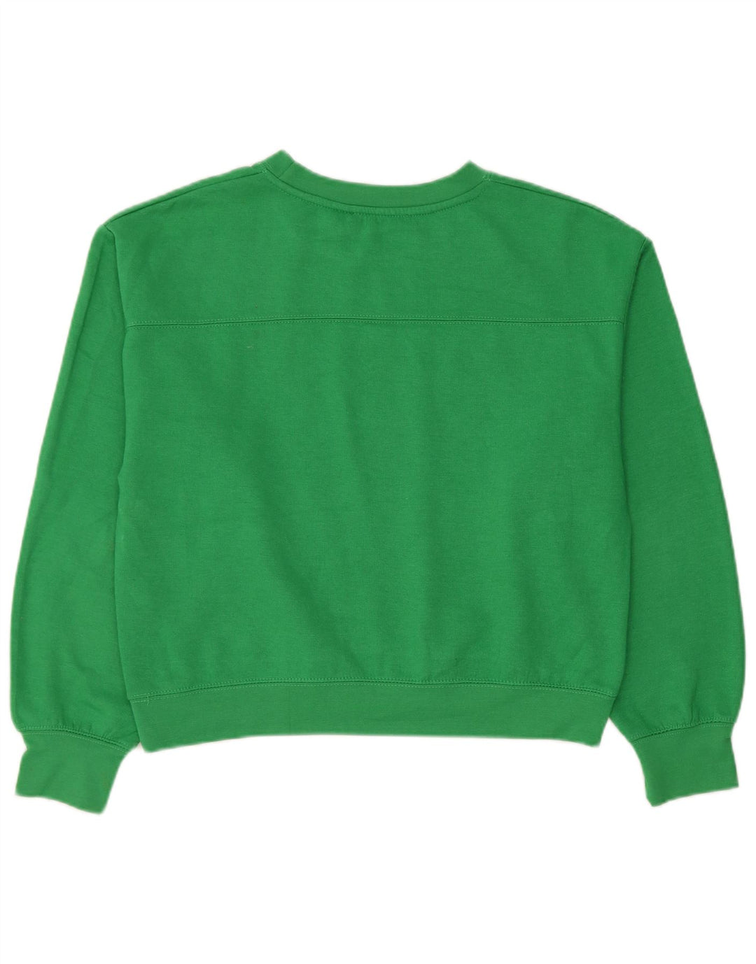 Zara Sweatshirt Jumper UK 14 Medium Grøn Polyester